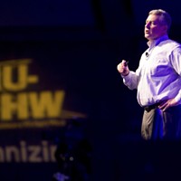 Dave Regan speaks to the SEIU-UHW Leadership Assembly in 2013. He had led the union to take its fights with industry to the voters.