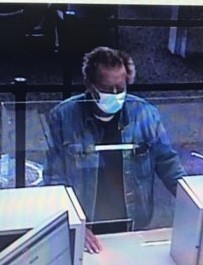The suspected bank robber. - SUBMITTED
