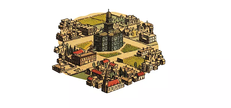 The old Eureka city hall, a detail from the Library of Congress's 1902 map of Eureka. - LIBRARY OF CONGRESS