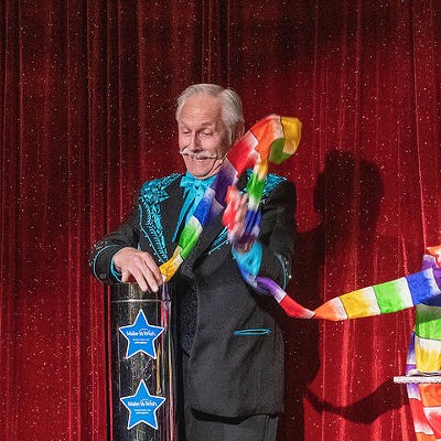 Magician Dale Lorzo and his Colorful Scarf