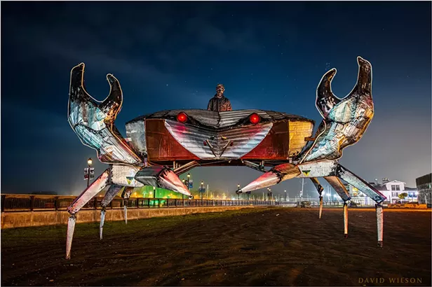 Metal Crab on the Waterfront - Vimarsana News