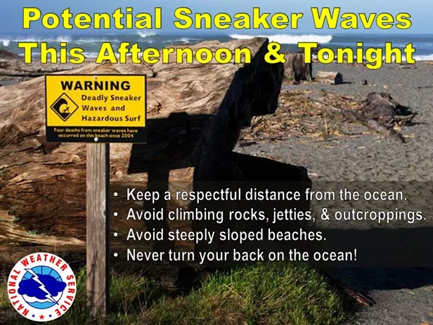 Sneaker Wave Warning Today - Vimarsana News