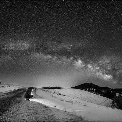 Milky Way on Kneeland Snow