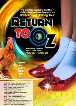 Return to Oz Annual Holiday Poster - Uploaded by Dell'Arte Public Relations