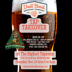 Dust Bowl Brewing Company Tap Takeover at The Bigfoot Taproom - Uploaded by The Bigfoot Taproom