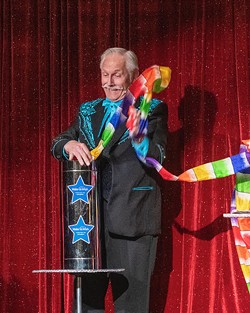 Magician Dale Lorzo and his Colorful Scarf - Uploaded by Humboldt Literacy Project