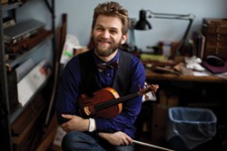PHOTO COURTESY OF ARTIST - Johnny Gandelsman plays Bach at the Arcata Playhouse on Thursday, Sept 24 at 8 p.m. Tickets are $15.