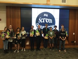 The winners of The Young MediaMakers 2016 Big Screen Showcase.