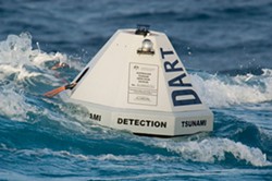 NOAA - An example of a Deep-ocean Assessment and Report of Tsunamis (DART) buoy.