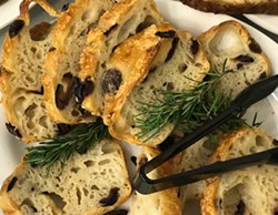 NORA MOUNCE - Bread with Kalamata olives, no kneading required.