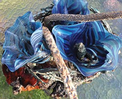 Visit C Street Studios for a look at Sara Lindsey's mermaid-opulent "Sea Wreath." (18a)
