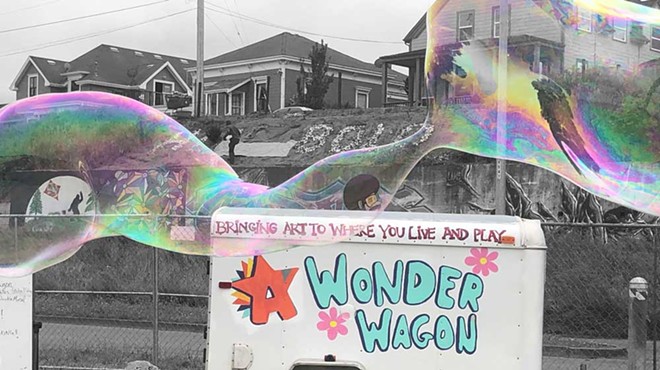 Wonder Wagon Art Show