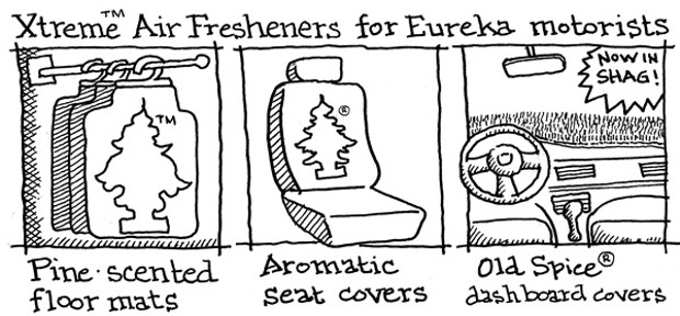 Xtreme Air Fresheners for Eureka motorists