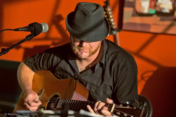 PRODIGAL SON Former The Axia frontman Chad Land, who spent a stint playing all the big clubs in LA, is back home and playing Atascadero's virtual Concerts in the Park series on Sept. 5. - PHOTO COURTESY OF MICHELLE C. TORRES-GRANT