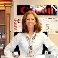 San Luis Obispo native and perennial Winning Images judge Peggy Mesler is a photographer and the owner of The Photo Shop in SLO, where she shares her appreciation for—and knowledge of—photography with customers, clients, and friends. Peggy graduated with a journalism degree from Cal Poly, and she opened her shop in 1995. - PHOTO COURTESY OF PEGGY MESLER