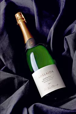 NEW VINTAGE Adelaida Vineyards and Winery is releasing its first sparkling wine in more than 30 years, just in time for Paso's annual Harvest Wine Weekend. - PHOTO COURTESY OF ADELAIDA VINEYARDS AND WINERY
