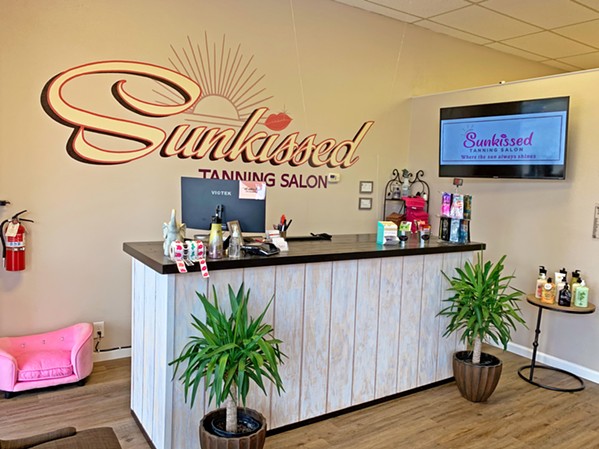 SUNKISSED SKIN Sunkissed Tanning Salon owner Cristin Nightingale opened her salon just days before state orders forced personal care services like hers to shut down. Now, she's finally able to open her doors again. - COURTESY PHOTO BY CRISTIN NIGHTINGALE