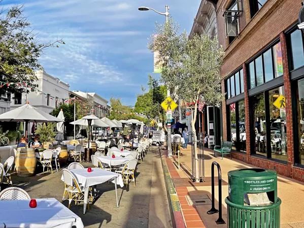 SHOP LOCAL The SLO City Council allocated $3.4 million on Dec. 8 to support local economic activity amid the latest COVID-19 shutdown order. - FILE PHOTO BY PETER JOHNSON