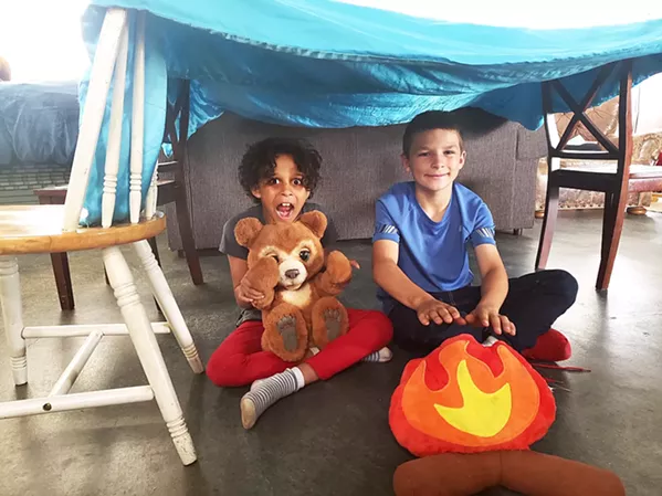 TAKING INITIATIVE Parents are working to save Camp Fire Central Coast, a nearly century-old youth organization offering outdoor and educational activities for kids. Cadence Clift, left, and Levi Clift are members of the Nipomo Camp Fire club. - PHOTO COURTESY OF SAVE CAMP FIRE CENTRAL COAST