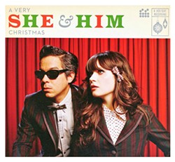 SHE &amp; HIM Featuring Zooey Deschanel and M. Ward, A Very She &amp; Him Christmas plays it straight and sweet on a bunch of classic and pop Christmas nuggets, creating an easy-to-listen-to record that never feels stale. - PHOTO COURTESY OF MERGE RECORDS