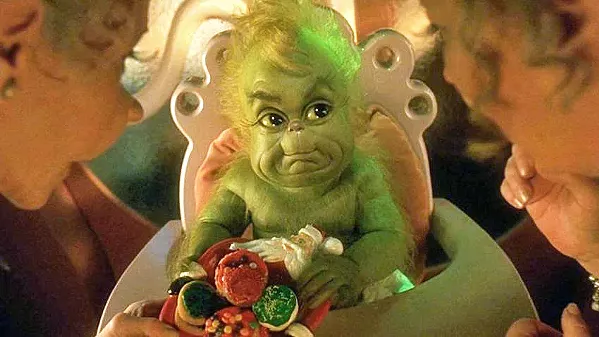 A STAR IS BORN There are few creatures more adorable than baby Grinch, as seen in director Ron Howard's 2000 adaptation of How the Grinch Stole Christmas. - PHOTO COURTESY OF UNIVERSAL PICTURES