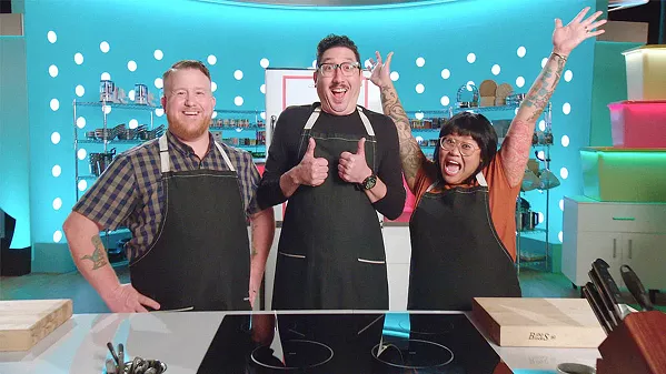 KITCHEN THROWDOWN Three contestants face off in a competition to turn unfinished food into finished culinary masterpieces, in the Netflix reality TV-series Best Leftovers Ever! - PHOTO COURTESY OF NETFLIX