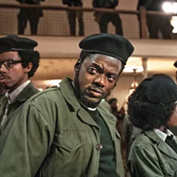 A DANGEROUS MAN In Judas and the Black Messiah screening on HBO Max, Daniel Kaluuya stars as Black Panther Fred Hampton, who was considered so dangerous by the FBI and Chicago police that he was murdered in his bed by law enforcement. - PHOTO COURTESY OF BRON CREATIVE