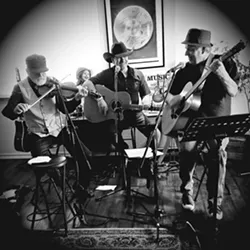 KEYED UP Singer-songwriters Steve Key, John Nowel, and Ken McMeans will trade off songs on March 6 at Sculpterra Winery. - PHOTO COURTESY OF BONNIE NELSON-KEY