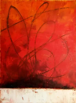 A SONG Aria 1, a 48-by-36-inch oil and wax on linen by Allen Cox was completed in 2008. - COURTESY IMAGE BY ALLEN COX