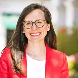 REPPING THE CENTRAL COAST? Groups in SLO, Santa Barbara, and Ventura counties have nominated Santa Barbara City Councilmember Meagan Harmon to serve on the California Coastal Commission. - PHOTO COURTESY OF MEAGAN HARMON