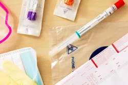 SELF-SWAB COVID-19 community testing sites in SLO County are now allowing patients to administer their own tests, a process that health officials say is more tolerable. - FILE PHOTO