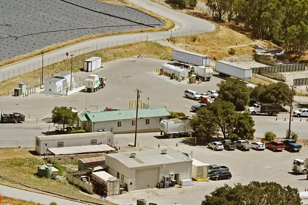WASTE FIGHT SLO County is considering leaving the Integrated Waste Management Authority, which oversees local waste services and facilities, like Cold Canyon Landfill (pictured). - PHOTO COURTESY OF COLD CANYON LANDFILL
