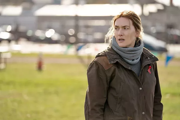 TROUBLED Kate Winslet stars as small-town detective Mare Sheehan, who's investigating the murder of an unwed teenage mother while her life falls apart around her, in Mare of Easttown on HBO Max. - PHOTO COURTESY OF HOME BOX OFFICE AND MAYHEM PICTURES