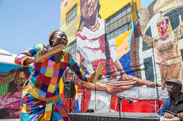 MURALS MATTER Director Spencer Wilkinson's Alice Street, a documentary about the creation of a four-story mural in downtown Oakland and the threats against it, will be screened on June 18, as part of a fundraiser for the Equality Mural Project, which aims to add 10 equality-promoting murals to Atascadero buildings. - PHOTO COURTESY OF AYSE GURSOZ