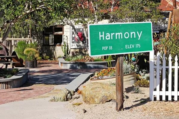 HEADED TO HARMONY? The one-block historic town, purchased by Alan and Rebecca Vander Horst in 2014, will host Table & Vine's Sept. 30 dinner event. The menu is being finalized. - PHOTO COURTESY OF TOWN OF HARMONY