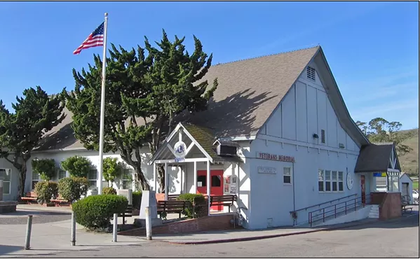 A LONG WAIT Ever since the Vet's Hall closed in 2016, Cayucos residents and SLO County officials are hoping the Board of Supervisors passes the remaining $3.5 million needed to renovate it. - PHOTO COURTESY OF CAYUCOS LIONS CLUB