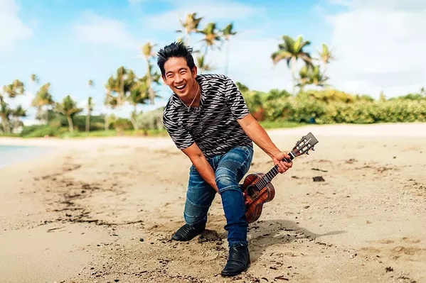 FOUR STRING MADNESS Ukulele master Jake Shimabukuro plays the Fremont Theater on Dec. 1, for a night of virtuosic genre-jumping music. - PHOTO COURTESY OF JAKE SHIMABUKURO