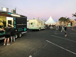 GRAB AND GO The GBeatZ food truck arena (pictured) can now cement their services in Grover Beach with pergolas and permanent seating thanks to the updated permit structure. - SCREENSHOT FROM GROVER BEACH CITY COUNCIL STAFF REPORT