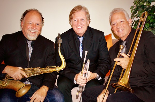 BROTHERLY JAZZ The Martin Brothers join the Cuesta Jazz Ensemble and Royal Garden Swing Orchestra for a whopper of a show on Dec. 11, at the Cuesta College Performing Arts Center. - PHOTO COURTESY OF THE MARTIN BROTHERS