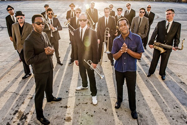 DUKE ELLINGTON MEETS JAMAICA The Western Standard Time Ska Orchestra mashes 1940s-style big band arrangements with the early sounds of Jamaican ska, on Dec. 18, at The Siren. - PHOTO COURTESY OF THE WESTERN STANDARD TIME SKA ORCHESTRA