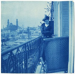THE LADY, THE LEGEND In 1899, then architecture student Julia Morgan poses on a balcony in Paris while studying at the &Eacute;cole des Beaux-Arts. She was the first woman ever accepted to the school's architecture program. - PHOTO COURTESY OF CAL POLY/JENNIFER SHIELDS