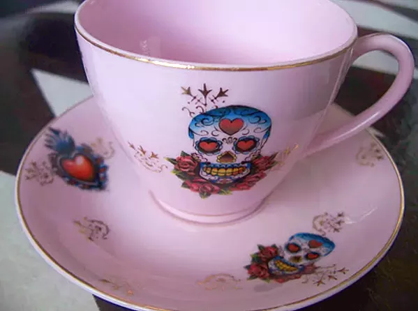 TEA AND SYMPATHY Death Cafe participants gather over cups of tea and coffee, even on Zoom, to discuss and cope with grief. - SCREENSHOT FROM DEATH CAFE'S OFFICIAL WEBSITE