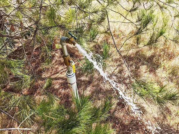 WATER WOES Cambria property owner Al Hadian says his lot has a pre-moratorium water meter on it, and believes he should be able to develop and receive water services because of it. The California Coastal Commission disagreed. - PHOTO COURTESY OF AL HADIAN