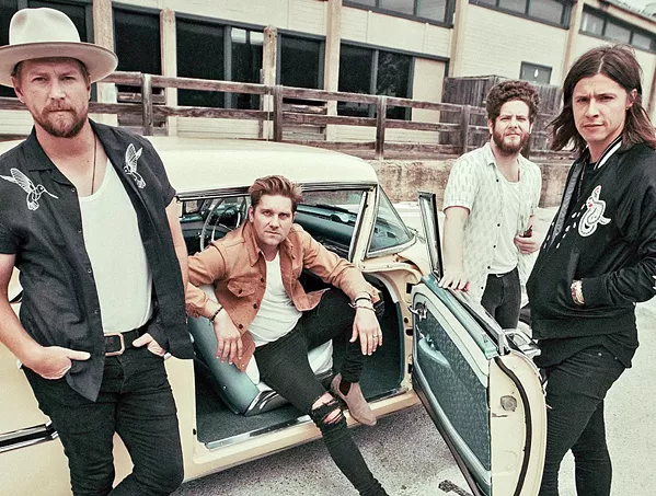 HARMONY AND CAMARADERIE Vocal harmony-rich Christian rock act Needtobreathe plays Vina Robles Amphitheatre on April 28. - PHOTO COURTESY OF NEEDTOBREATHE