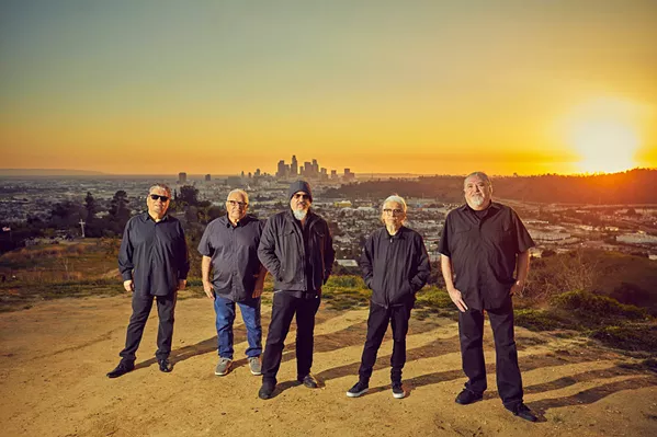 CALIFORNIA'S FAVORITE SONS Los Lobos, whose new album Native Sons took home the 2022 Grammy Award for Best Americana Album, plays the Live Oak Music Festival on June 17. - PHOTO COURTESY OF LOS LOBOS