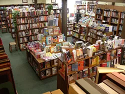 LOFTY LIBRARY Central Coast locals can find copies of Lida Sideris' new novel, Gambling with Murder, at the Book Loft (pictured) in Solvang, as well as Barnes and Noble in downtown SLO. - FILE PHOTO COURTESY OF THE BOOK LOFT