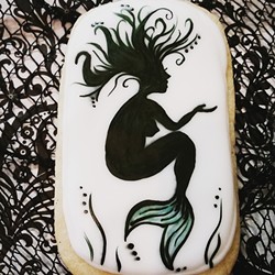 UNDER THE SEA:  Creativity is awash in Lizabeth Nagel&rsquo;s decorating class, where you can make your very own mermaid cookie. - PHOTO COURTESY OF THE HONEYBEE CAKERY