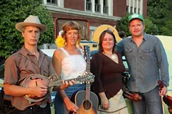 OLD MUSIC, FRESH MUSICIANS: Fodhorn Stringband will bring its old-timey to the Red Barn Concert Series on Feb. 11. - PHOTO COURTESY OF FOGHORN STRINGBAND
