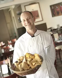 MAN ABOUT TOWN : Chef Matt Beckett knows how to please the most-worldly, discerning palates. - PHOTO BY STEVE E. MILLER