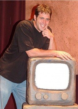 PREHISTORIC PLAYER:  Cody Lyman (pictured) has been performing in "Defending the Caveman" for the past 10 years. - PHOTO COURTESY OF THEATER MOGUL
